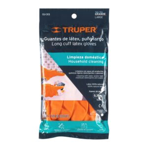 Guantes de Látex para Limpieza, G, Truper