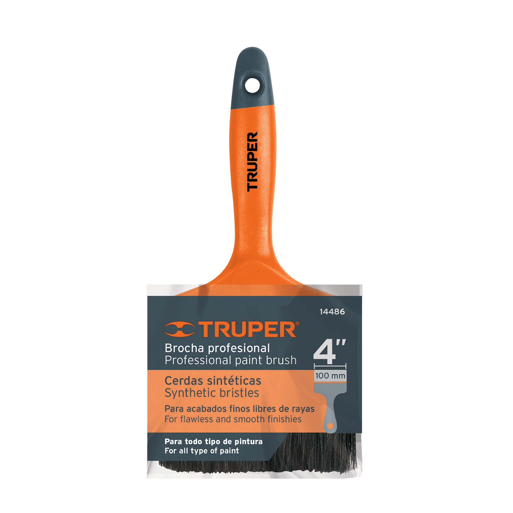 Brocha Profesional de 1/2" con Mango de Plastico, Truper