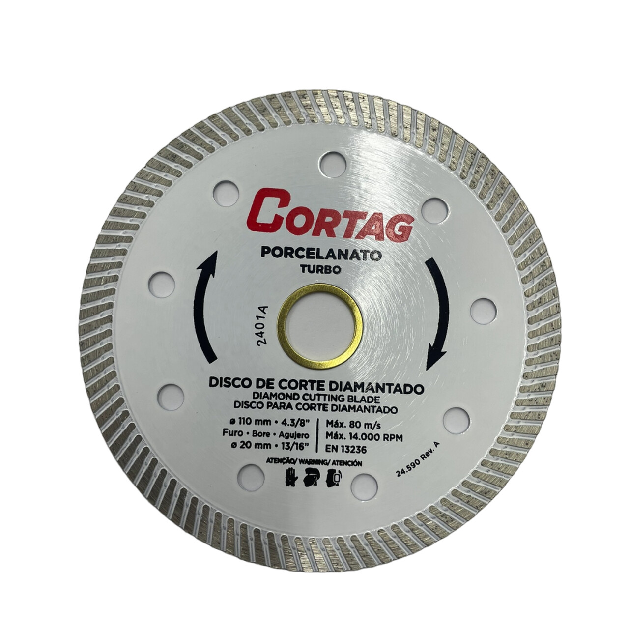 Disco de Diamante de 4-1/2" X 1.3 Mm, Corte de Porcelanato