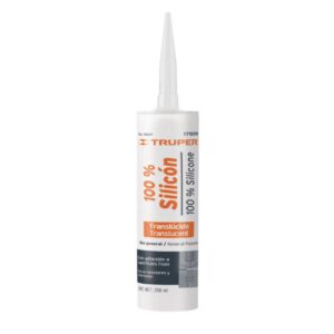 Sellador Transparente 100% Silicn de 280 Ml, Truper