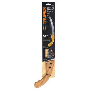 Serrucho de Poda 14",hoja Curva,6 Dpp, Mango Madera, Truper