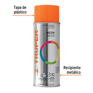 Pintura en Aerosol, Naranja Nen, Bote Esbelto, 400 Ml