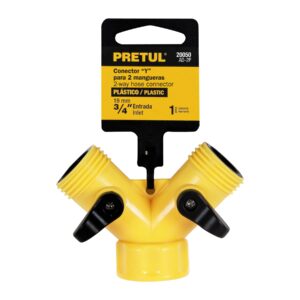 Conector "y" 3/4" Plastico para Manguera, Pretul