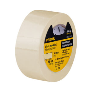 Cinta Masking Tape de 1/2" X 50 M, Pretul