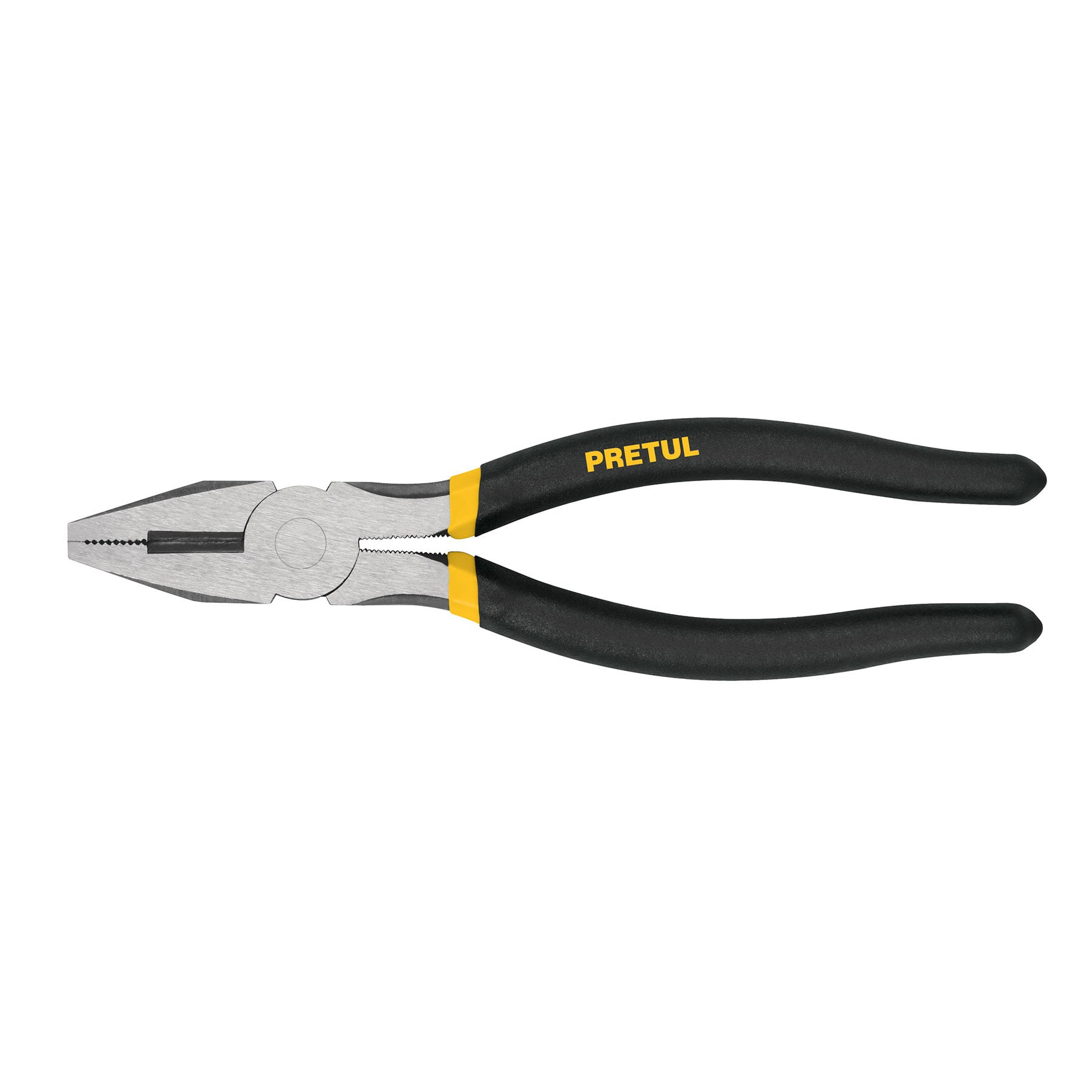 Pinza para Electricista 8" Mango de Vinil, A Granel, Pretul
