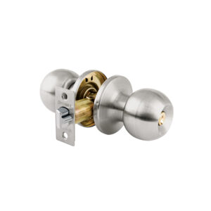 Cerradura Tipo Esfera, Tubular, Recmara, Cromo, Basic