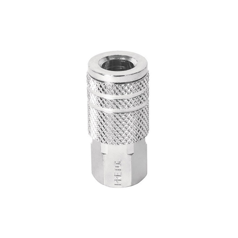 Cople Rapido de Acero, Hembra, Cuerda 1/4" Npt, Pretul