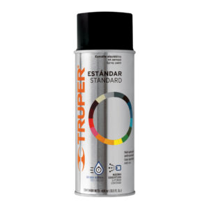 Pintura en Aerosol,negro Brillante, 400 Ml, Pretul
