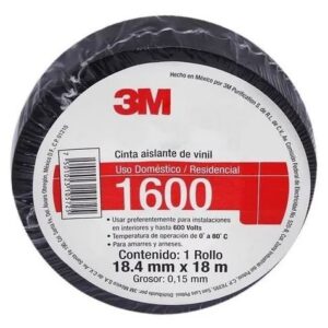 Cinta Temflex 1600 3M Negra