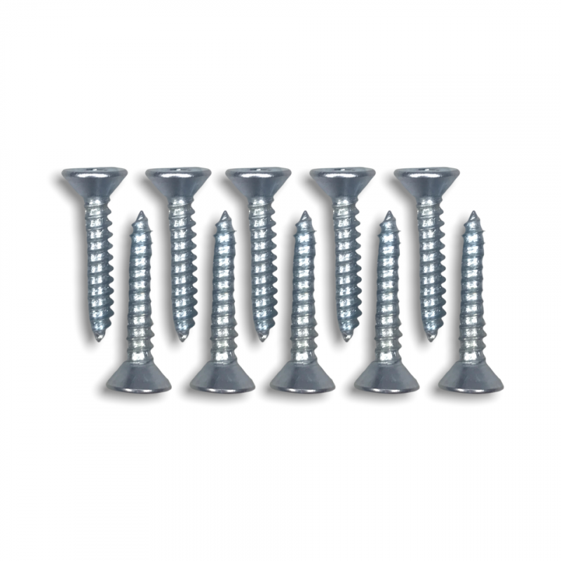 Paquete de 100 Pijas 10 X 1-1/2" Cabeza Plana Phillips Multiusos