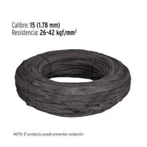 Kilo de Alambre Recocido Calibre 15 en Rollo de 1 Kg, Fiero