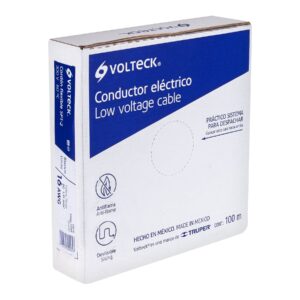 Rollo de 100 M de Cordón Duplex Flexible Spt 12 Awg, Volteck