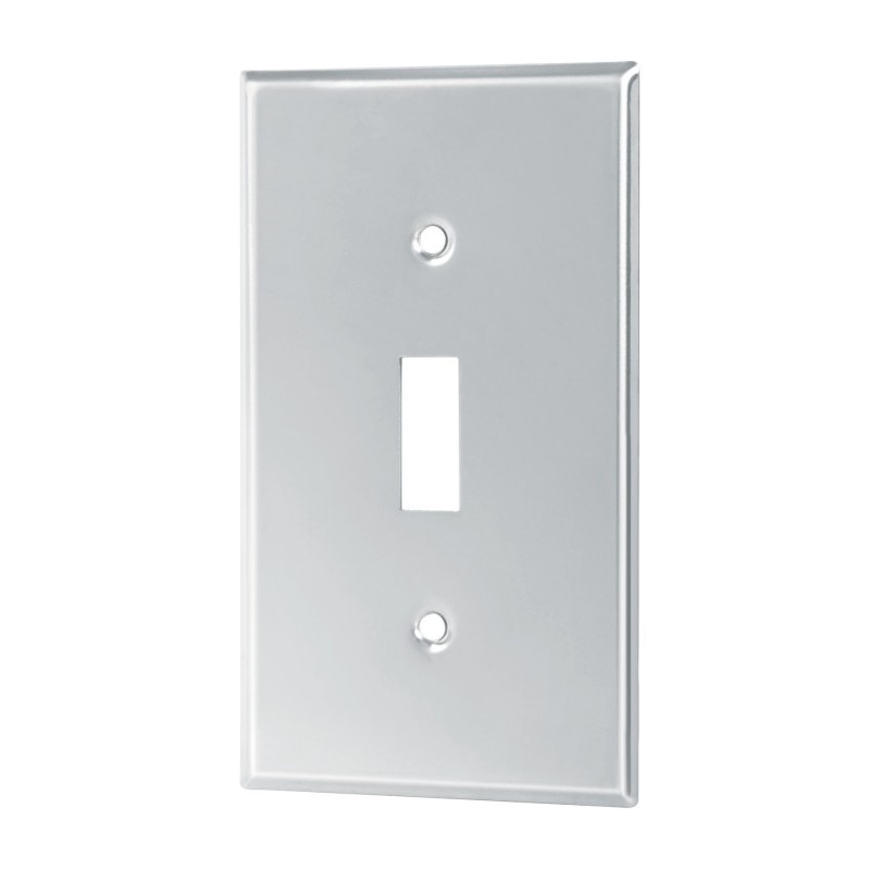 Placa de Acero Inox. para Interruptor Vertical, Standard