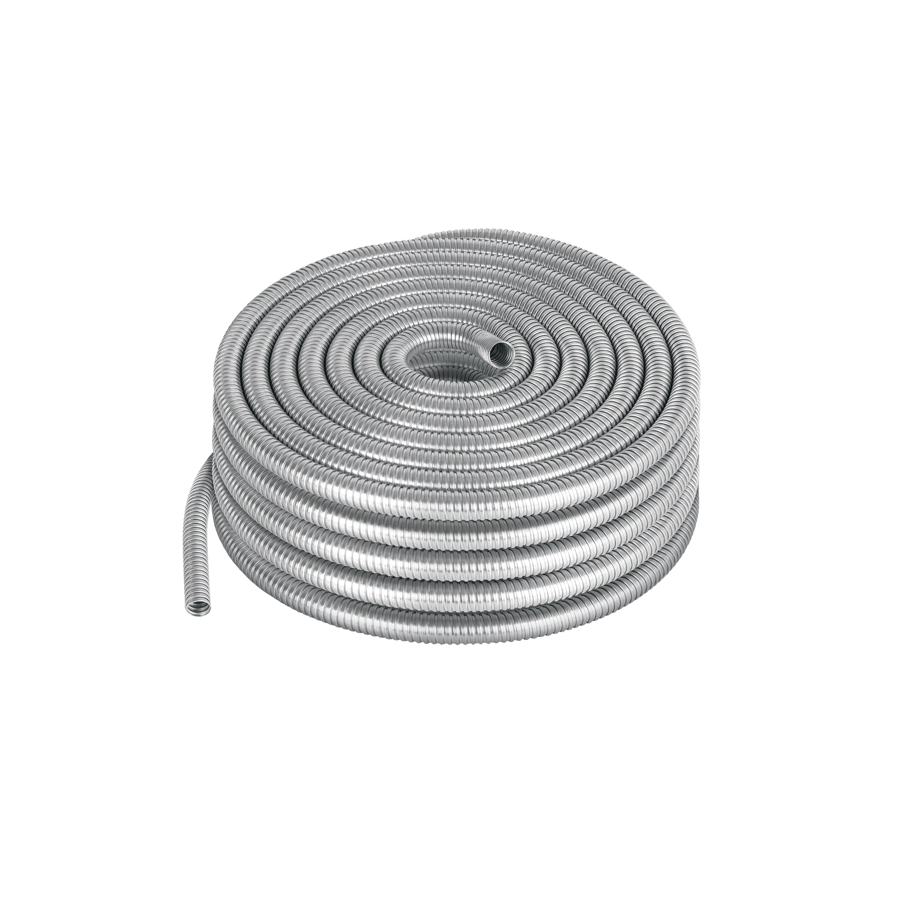 Rollo de 50 M de Tubo Flexible Metlico de 1/2", Volteck