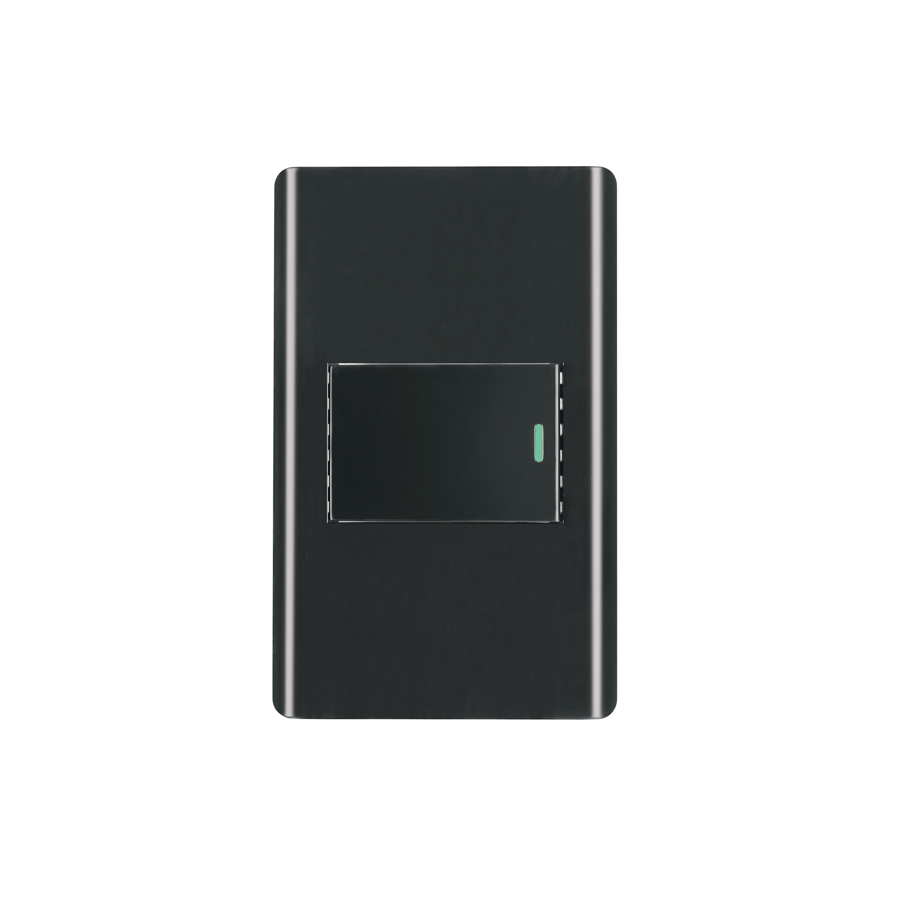 Placa Armada Negra 1 Interruptor 1.5 Mdulos, Lisboa