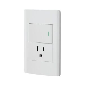Placa Armada Blanca Interruptor y Contacto 1.5 Md, Lisboa
