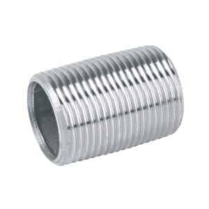 Niple de Acero Galvanizado 1-1/2" Cuerda Corrida, Foset