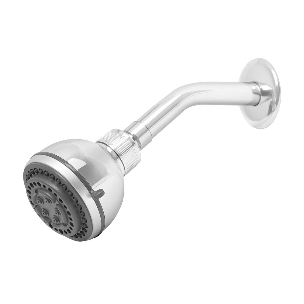 Regadera 3-1/4", 5 Funciones, Brazo y Chapetn, Foset Aqua
