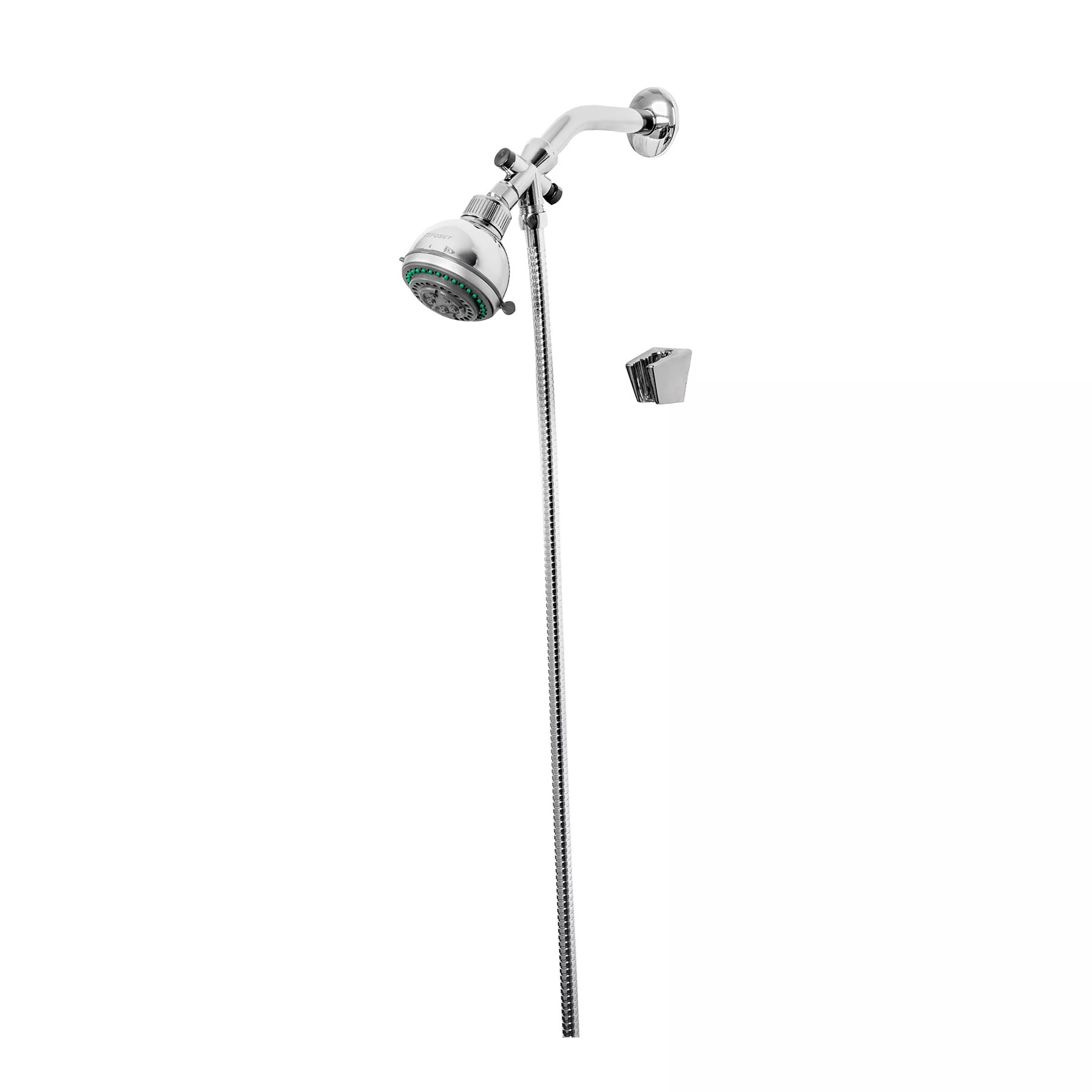 Regadera Doble Fija y Telfono 3-1/4", 5 Funciones, Aqua