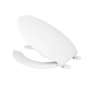 Asiento Alargado con Tapa para Wc, Abierto, Blanco, Foset
