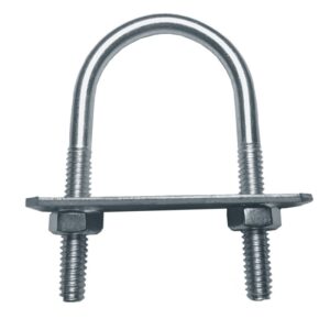 Abrazadera U Roscada 1/4" X 4 X 1/2"