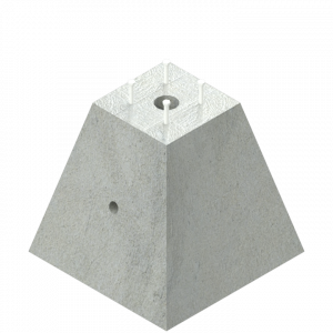Base Piramidal Concreto 40x80x100 Cm