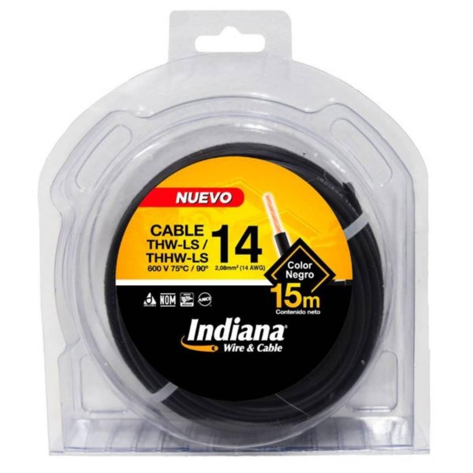 Cable Thw-ls Calibre 14 - Negro