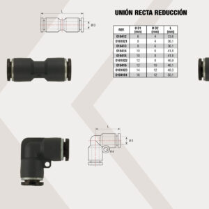 Rl-1812a1a Reduccion Recta 18" A 12