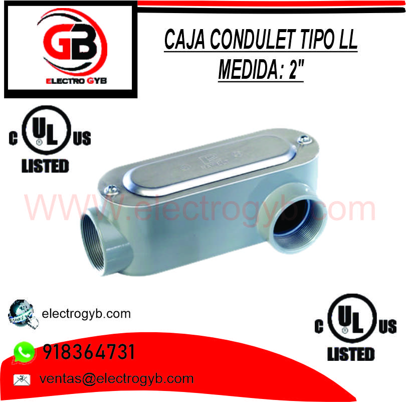 Condulet Ll - 1/2 Pulgadas