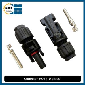Juego Conector Mc4 Hembra y Macho Calibre 10