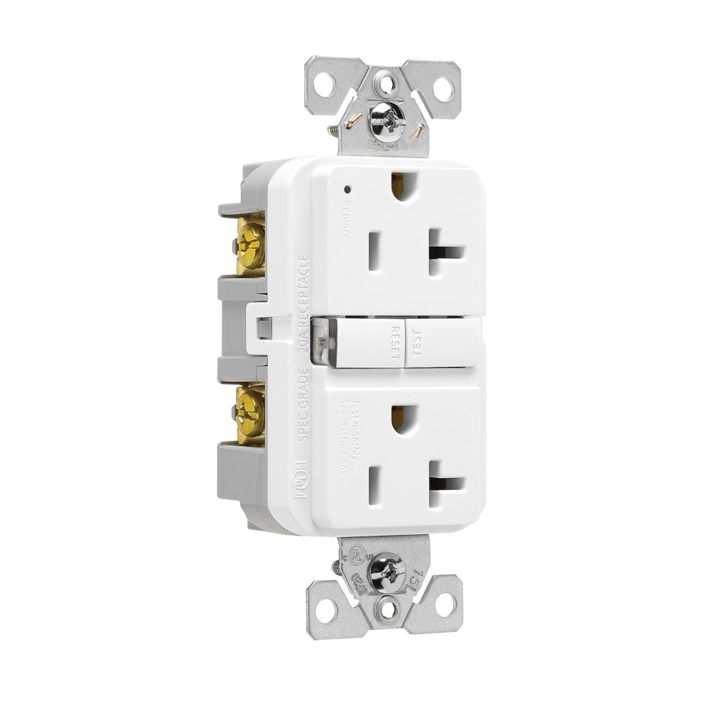 Contacto Eaton Gf20w Slim Gfci Receptaculo