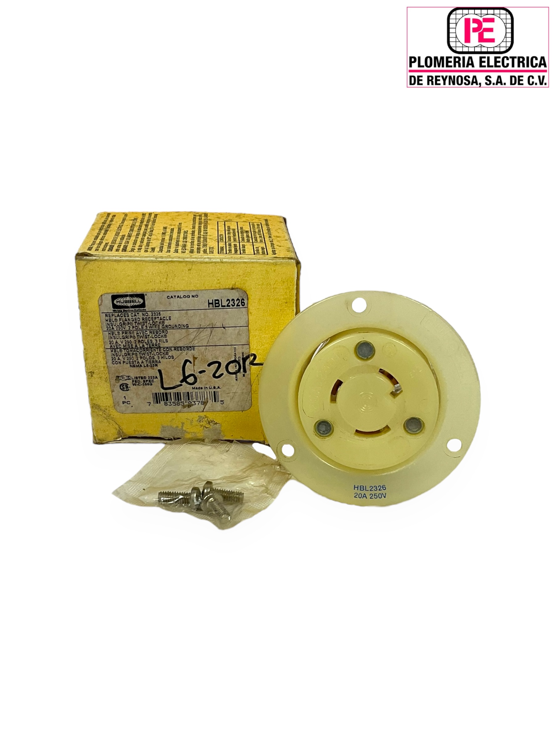 Contacto Fijo 2f, 3h, 15a, 277v, L715r