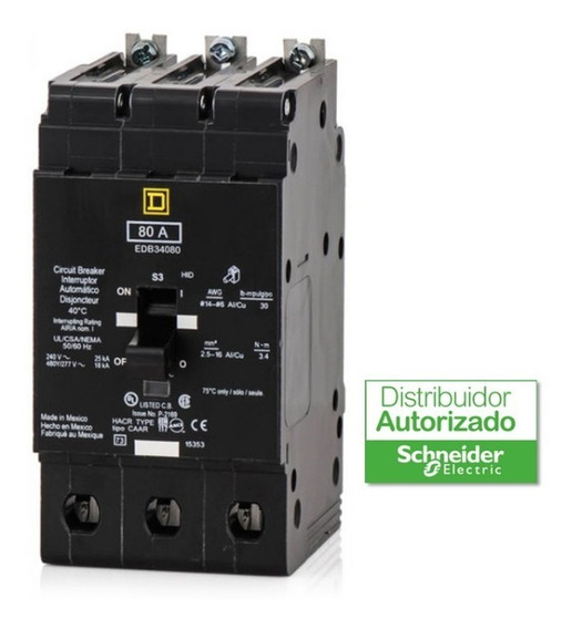 Interruptor para Tablero Nf 3P 60A