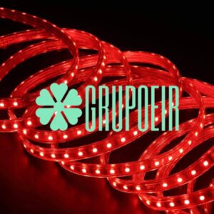 Manguera LED (ROJO) Controlador y Pin - 25M - Rojo