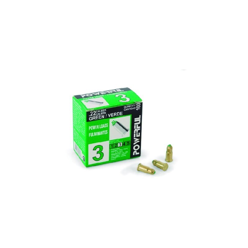 Fulminante Calibre 22 Ramset - Verde