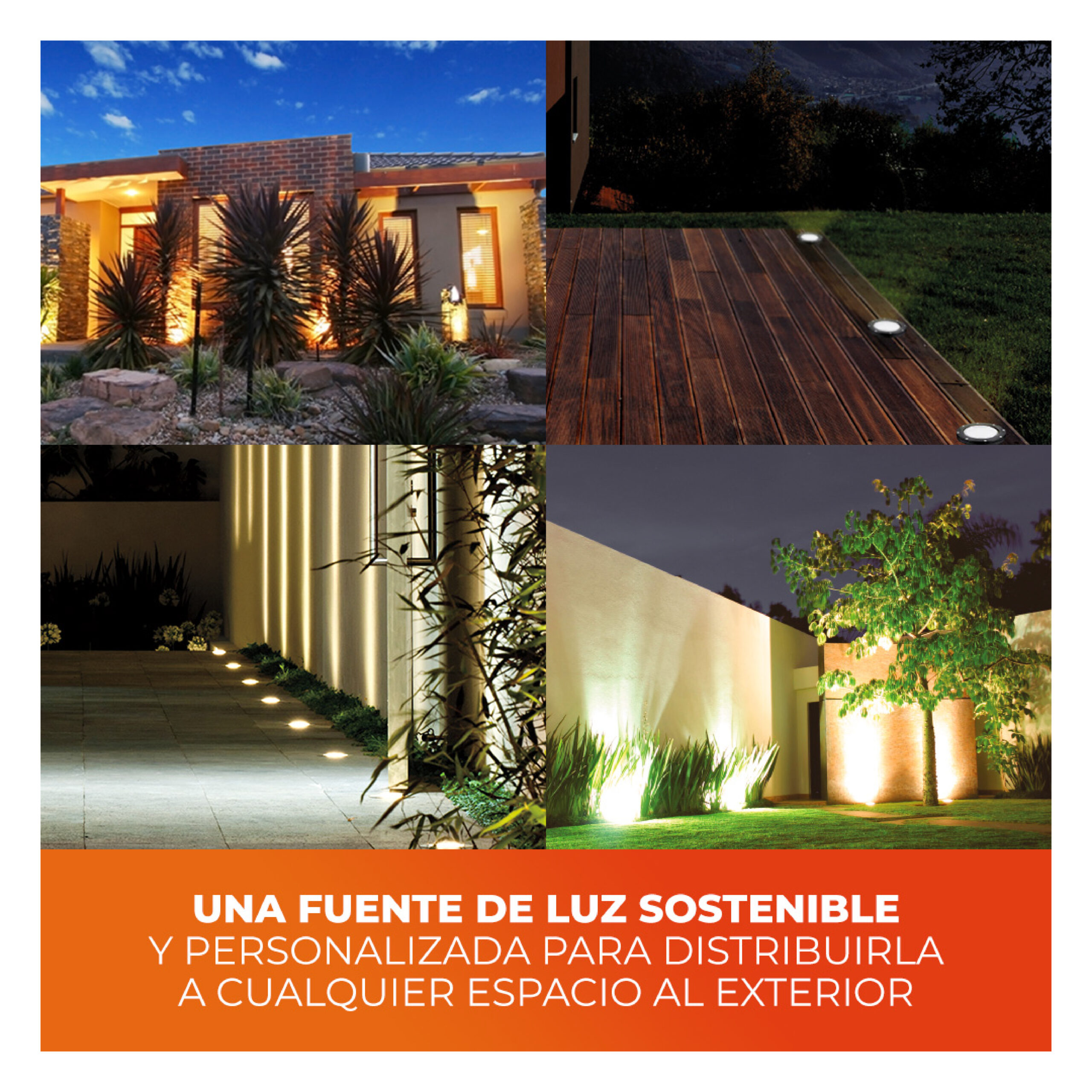 Luminaria Empotrado Exterior Satin con Foco