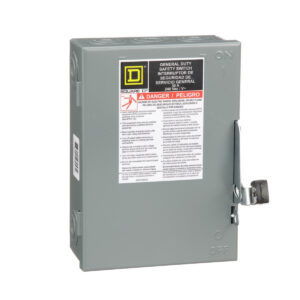 Desconectador 3x30 600V S/fusibles Sqd