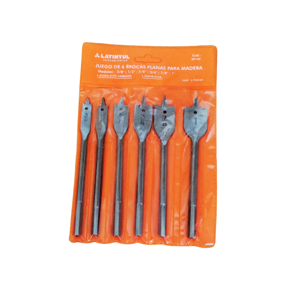 Juego Brocas Esc y Punz Ctrl 6 Pz