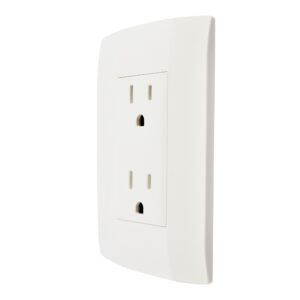 Contacto Doble 2P 15A 125V 5325W - 3W - Blanco