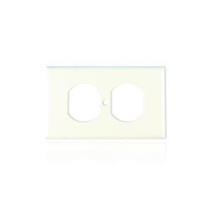 Tapa Baq 2x4 para Contacto Doble Blanca Leviton