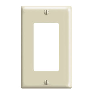 Placa para Contacto Duplex Marfil 80401-i