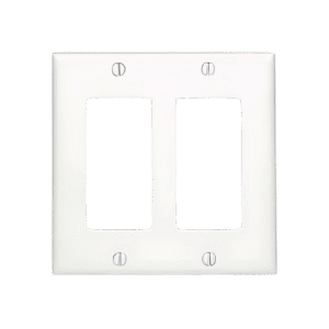 Placa Estandar Decora 2 Tornillos Blanco 80401W