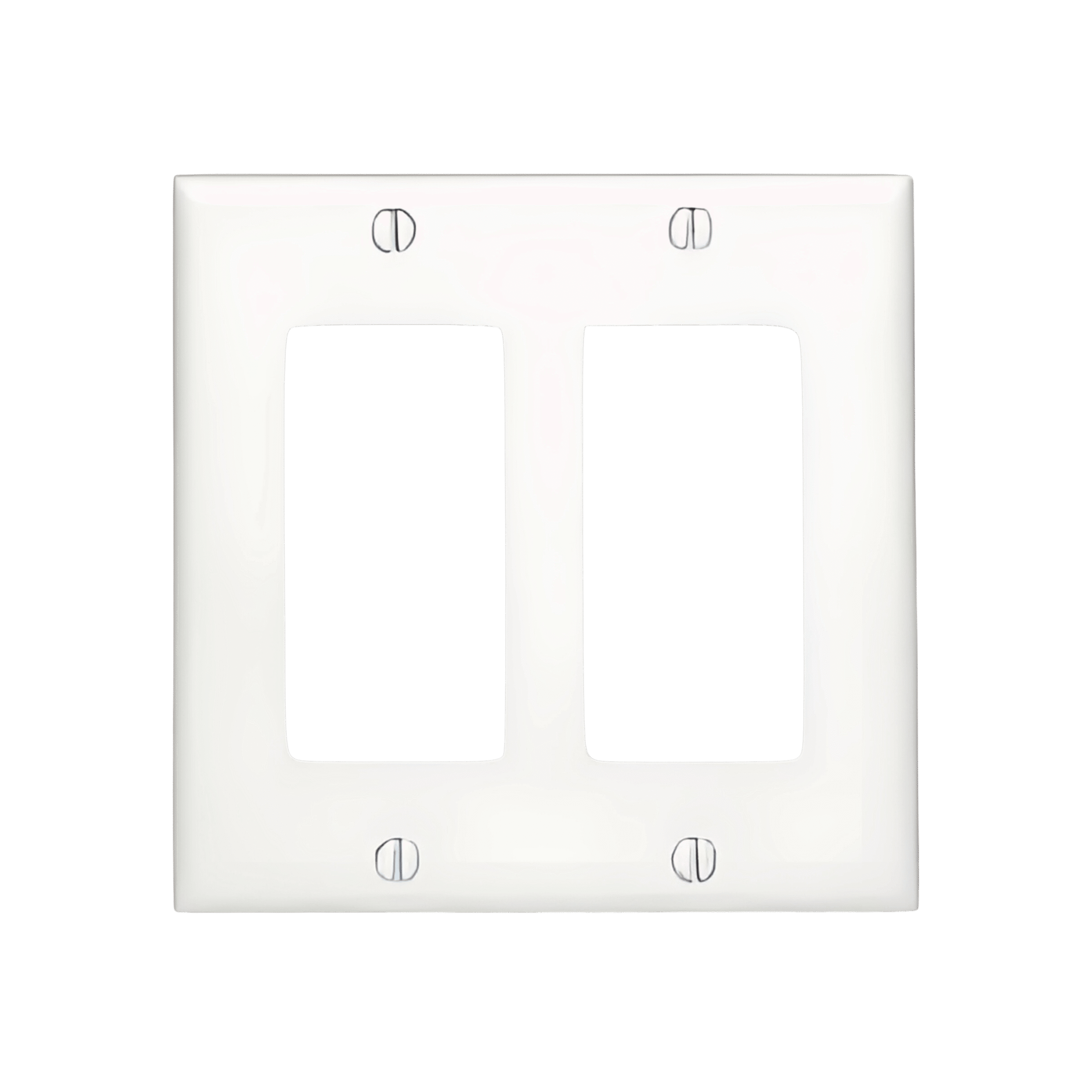 Placa Estandar Decora 2 Tornillos Blanco 80401W