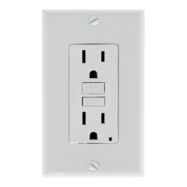 Contacto Falla Tierra 20A 125V Blanco