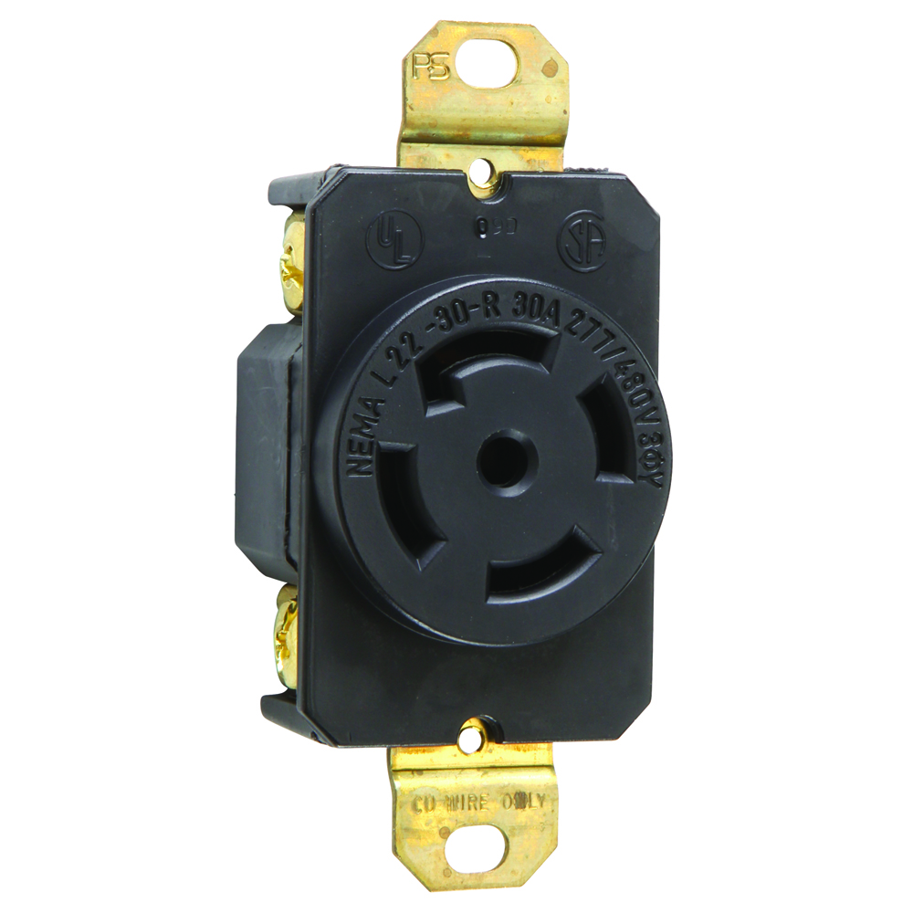 Contacto Fijo 4f, 5h, 30a, 277-480v, L2230r