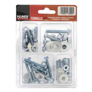 Juego Tornillo Tuerca y Rondana 5/16 X 3/8