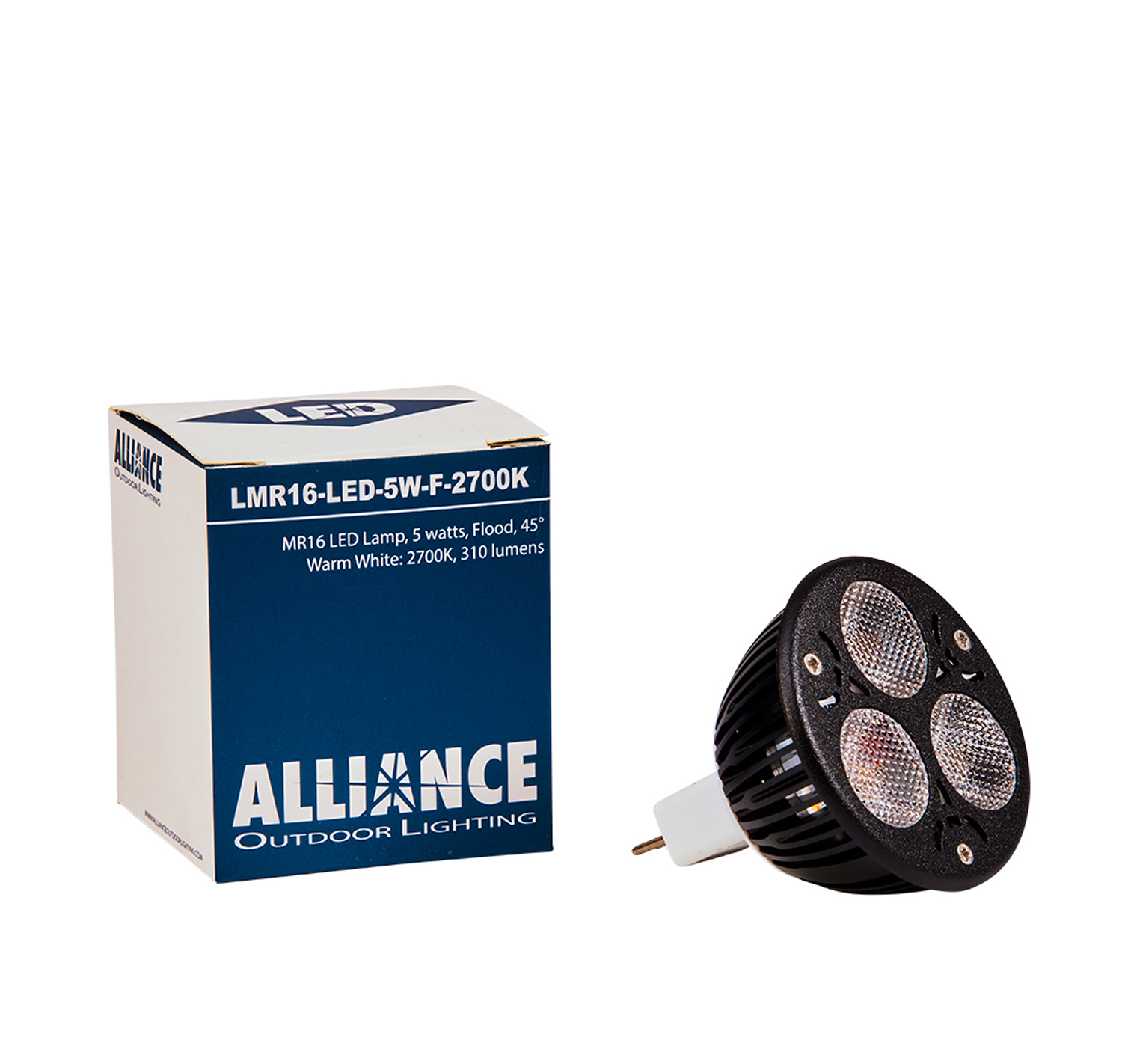 Lampara LED Mr 16 6W 100-240V 3000K Luz Cálida