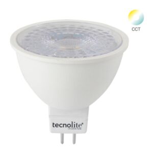 Lampara LED Mr16 6W 100-240V  6500K Luz Fría