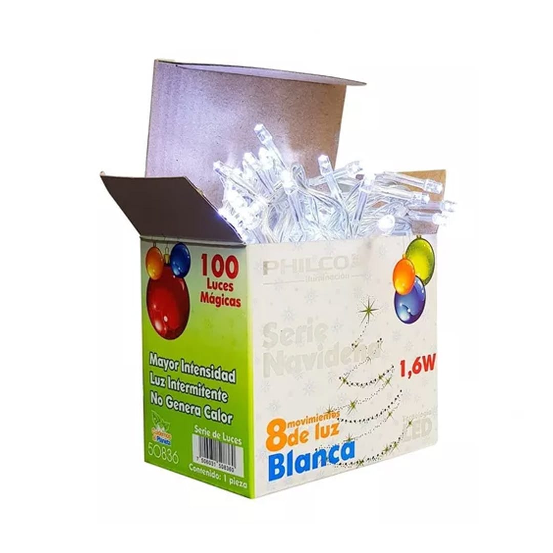 Serie Navidea LED Blanca 7.5mts