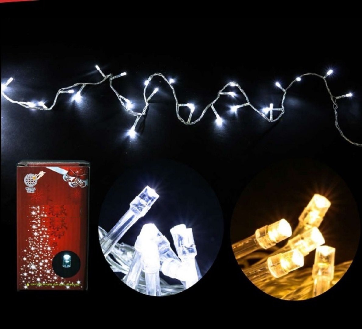Serie Navidea LED Blanca Calida 7.5mts